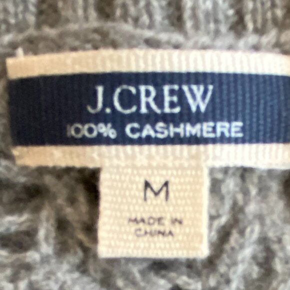 J Crew Cashmere Pointelle Sweater Vest Shell Gray Academia Preppy Quiet Luxury-M - Picture 7 of 9